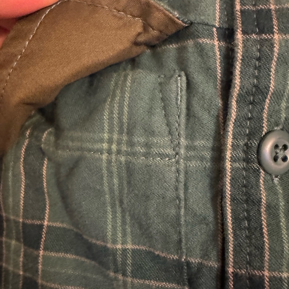 Men's REI Cooperative Green Plaid Flannel Shirt. Size Small. For Your outdoor. - Picture 3 of 13